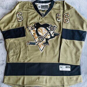 Reebok pittsburgh penguins Lemieux veterans day jersey
